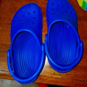 Blue crocs